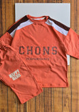 ست تیشرت و شلوارک پسرانه سایز ۶۰ و ۶۵ مدل CHONS